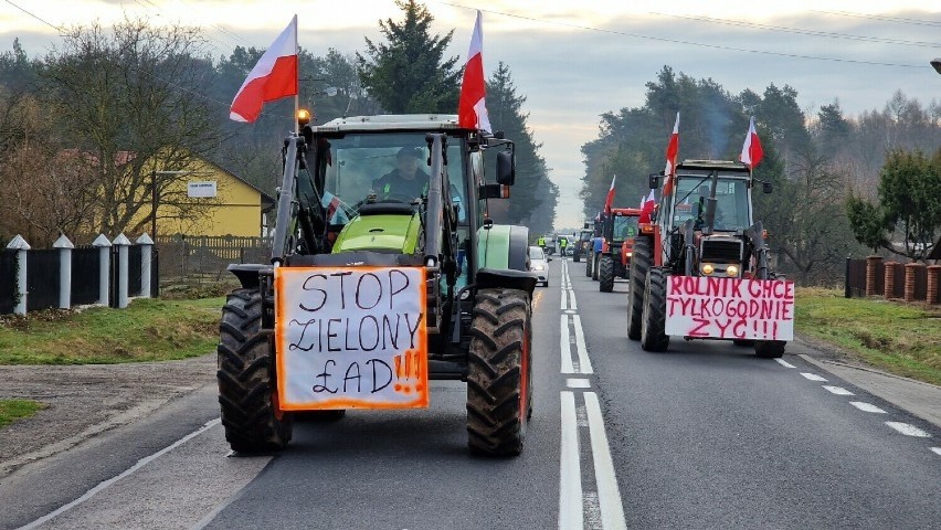 Zdjęcia z ostatniego protestu w powiecie piotrkowskim