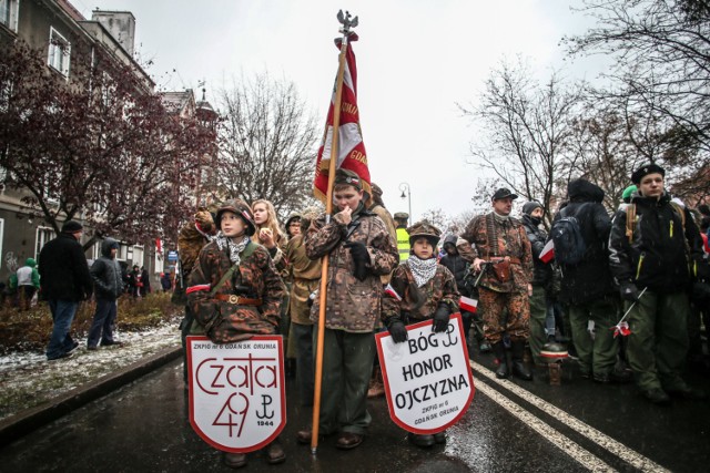 Zdjęcia z Parady Niepodległości w Gdańsku z 2016 roku