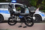 Wypadek na Gliwickiej w Rybniku. Motocyklista uderzył w samochód osobowy [ZDJĘCIA]