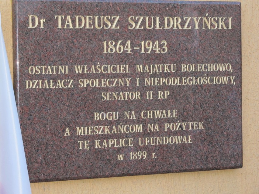 Tadeusz Szułdrzyński - działacz z Bolechowa upamiętniony [ZDJĘCIA]