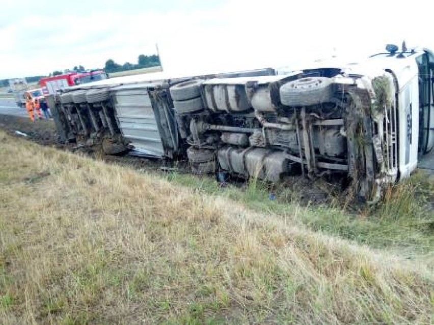 Wypadek na autostradzie A1