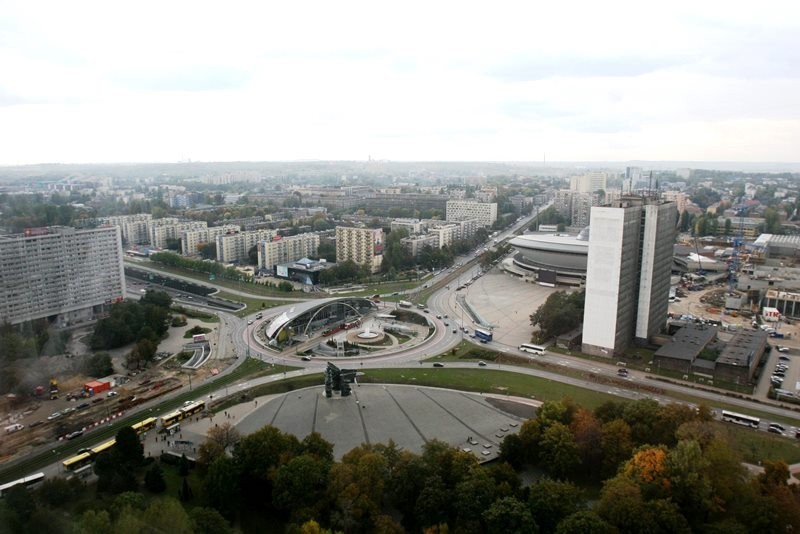 DTŚ i tunel w Katowicach