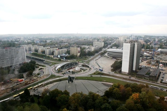 DTŚ i tunel w Katowicach