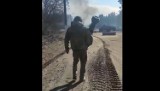Wojna na Ukrainie. Do sieci trafiło wideo z linii frontu