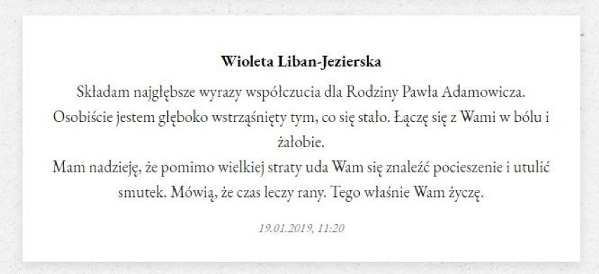 Księga kondolencyjna dla prezydenta Gdańska. Zostaw swój wpis!