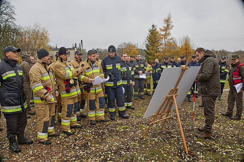 Strażacy z gminy Międzychód szkolili się podczas leśnych manewrów [ZDJĘCIA]