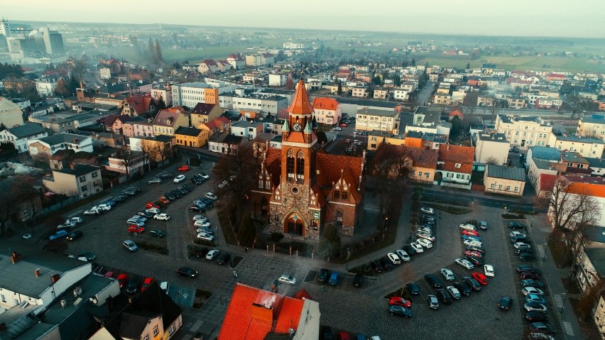 Grodzisk jakiego nie znacie. Tak miasto wygląda z niecodziennej perspektywy