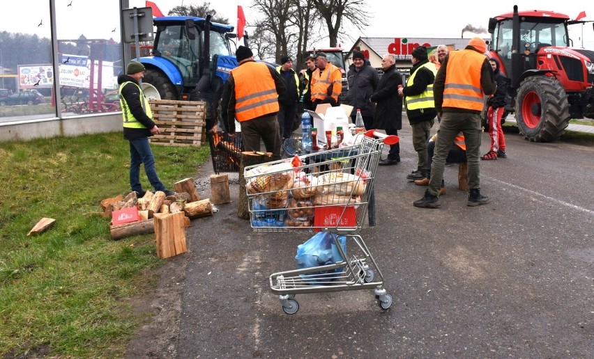 Protest rolników w Sławnie - DK6