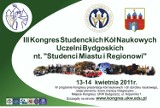 Studenci Miastu i Regionowi - III Kongres Studenckich Kół Nukowych