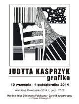 Grafika Judyty Kasprzyk w Saloniku Artystycznym KBP w Kropśnie