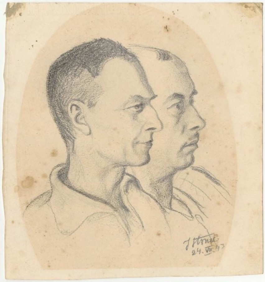Podwójny portret Witolda Pileckiego i Tomasza Serafińskiego...