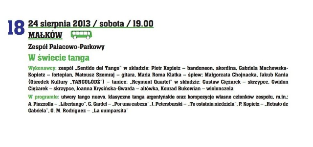 Festiwal Kolory Polski w sobotę 24 sierpnia zawita do Małkowa