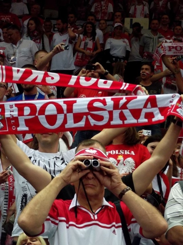 W Spodku ponad 10 tys. fan&oacute;w siatk&oacute;wki oglądało jeden z najważniejszych mecz&oacute;w tego roku w kalendarzu polskiej reprezentacji. Fot. Piotr Drabik
