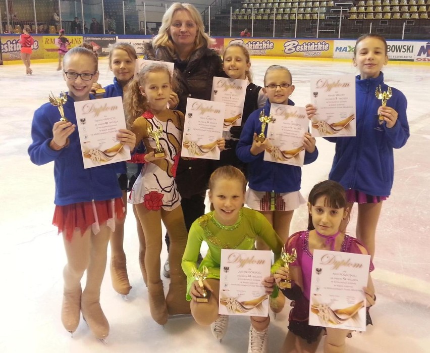 Dwa medale łyżwiarzy figurowych Unii Oświęcim w mistrzostwach Polski młodzików