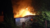 Pożar w Jaworznie. Paliły się dwa budynki w Ciężkowicach