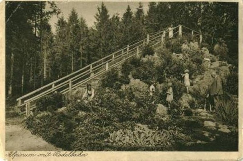 Sanatorium w Suchym Borze w latach 30. Na zdjęciu: tor...