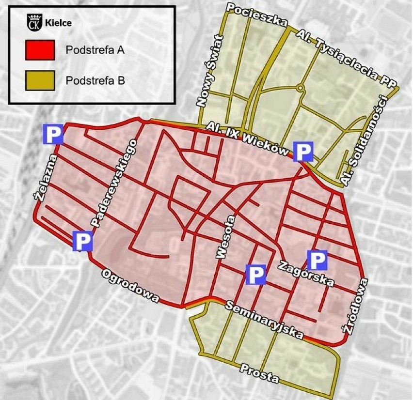 Nowe parkometry już stoją. Od 1 stycznia większa Strefa Płatnego Parkowania w Kielcach