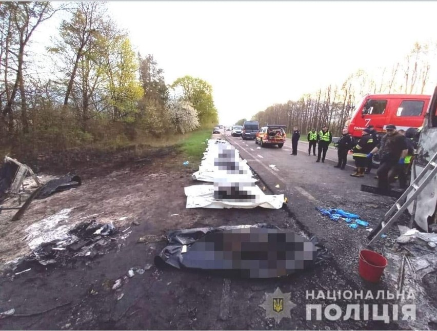 Autobus jechał z Charkowa do Zgorzelca. Tragiczny wypadek na autostradzie w Ukrainie