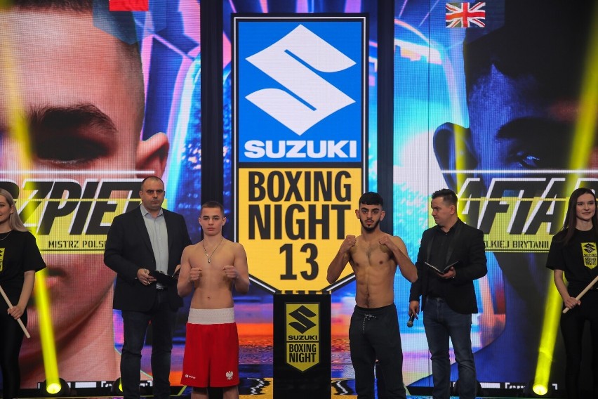 Gala Suzuki Boxing Night 13 rozpocznie się w piątek 4 marca...