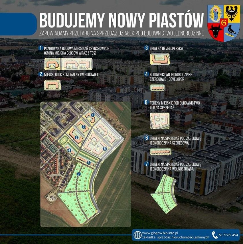 Głogów: Powstanie osiedle Nowy Piastów. Niebawem ruszą przetargi na działki budowlane. Mapy, ceny działek