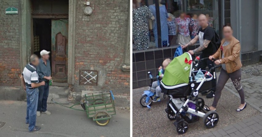 Oto zdjęcia mieszkańców Bytomia na Google Street View. Odnajdujecie się nich?