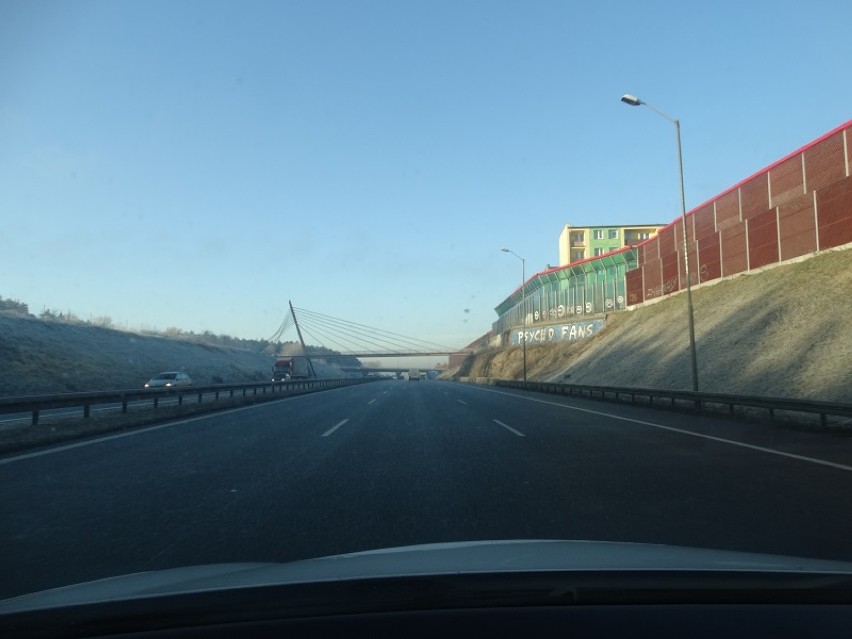 Autostrada A4 w Rudzie Śląskiej - odcinek remontowany w 2014...