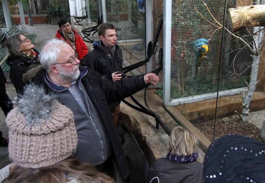 Prezes Ratajszczak oprowadzał po zoo i opowiadał o zwierzętach (ZDJĘCIA)
