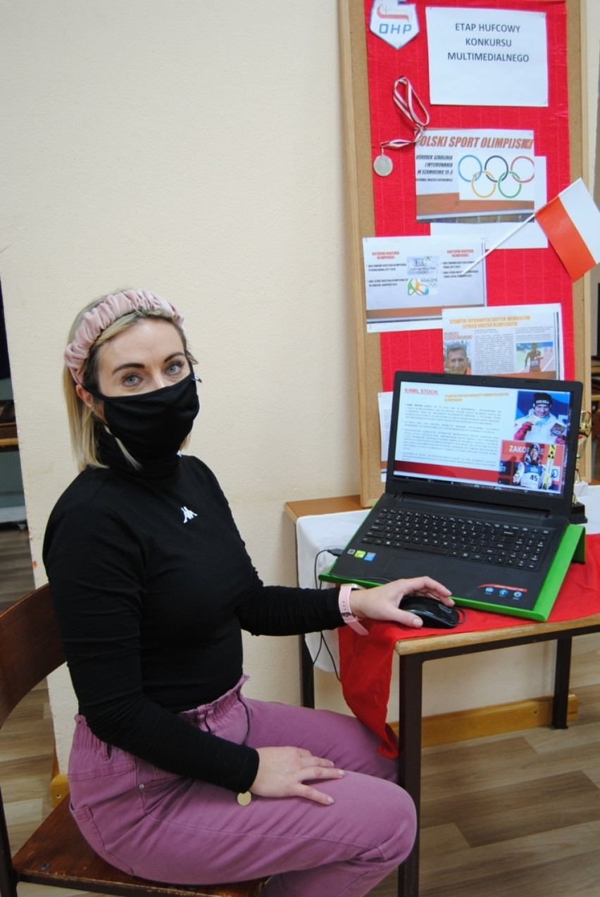 Konkurs multimedialny " Polski Sport Olimpijski" w OHP w Szamocinie
