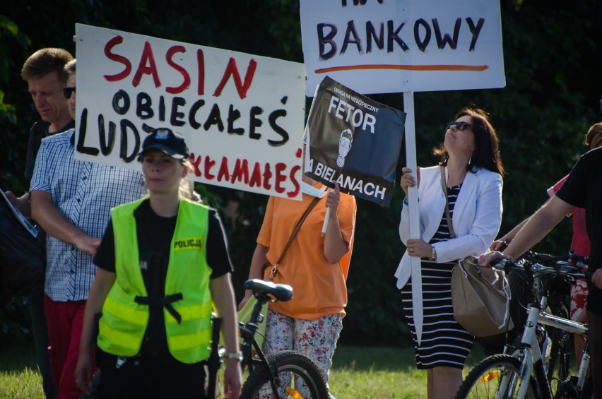 Protest mieszkańców i stowarzyszenia Czyste Radiowo...