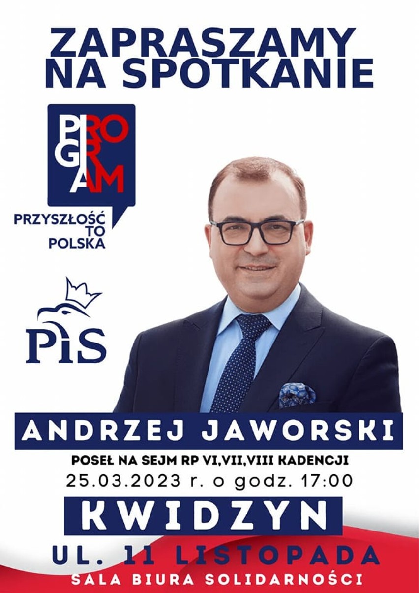 Kandydat na posła z ramienia PiS spotka się z mieszkańcami...