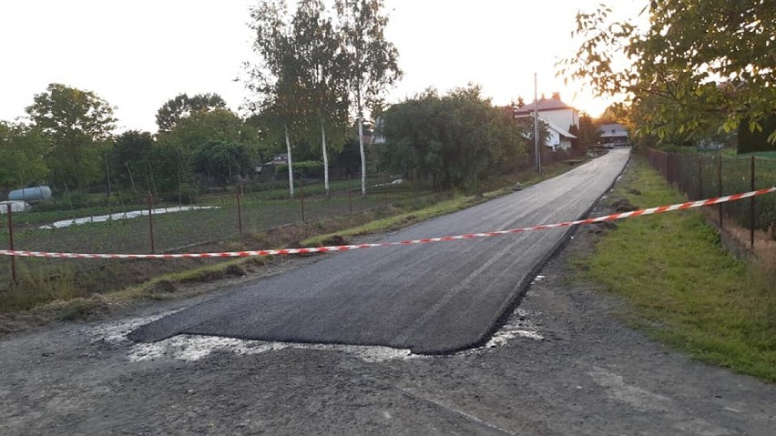 Trwa remont ważnej drogi w Wyszatycach w gm. Żurawica.