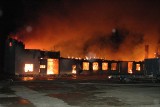 Pożar betoniarni w Sikorzu koło Sępólna Krajeńskiego [ZDJĘCIA]