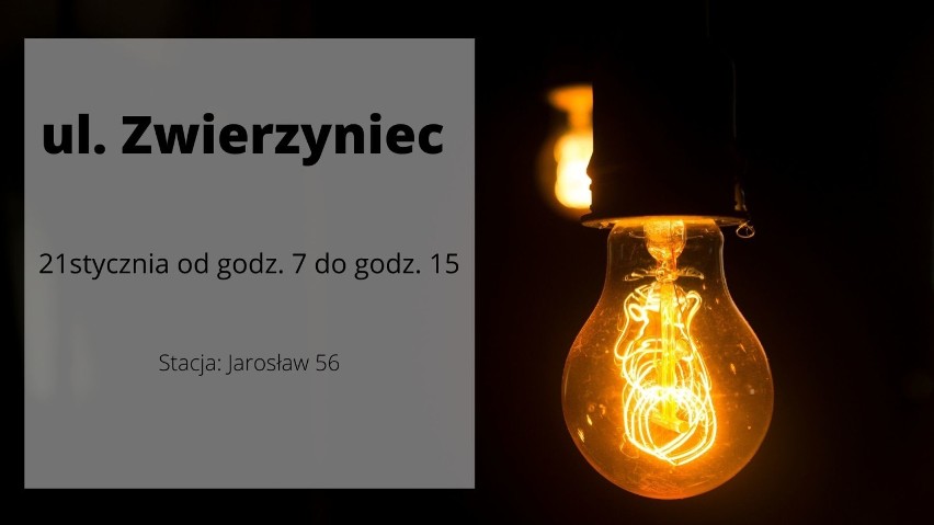 Brak prądu w Jarosławiu. Gdzie są planowane wyłączenia prądu w styczniu?