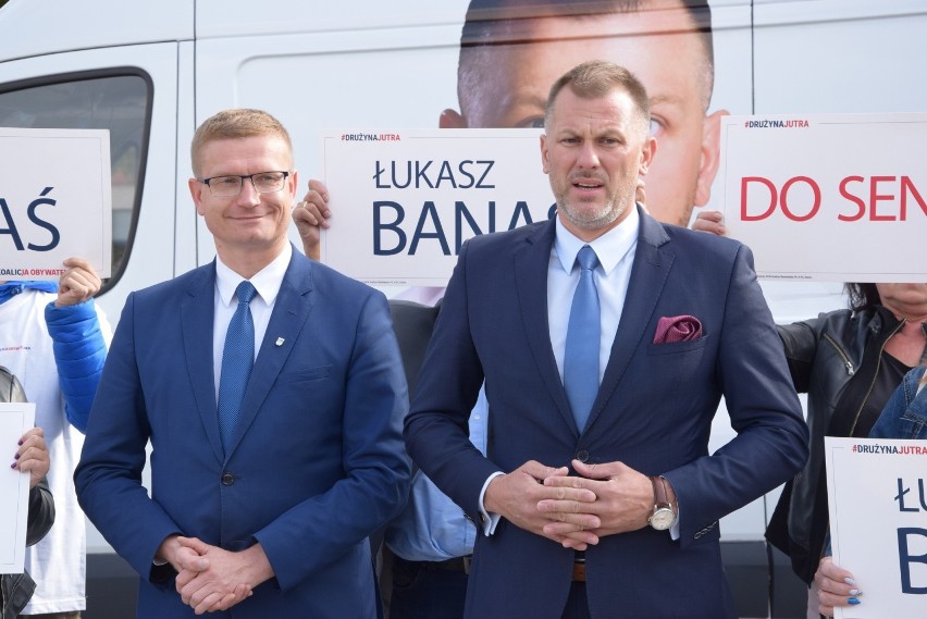 Prezydent Krzysztof Matyjaszczyk poparł Łukasza Banasia i Wojciecha Koniecznego [ZDJĘCIA]