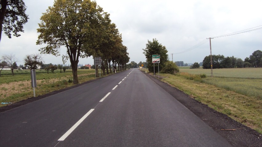 Droga Kwasków - Lubanów przejezdna