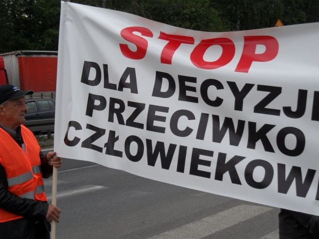 Protest na DK1 w Pszczynie. Mieszkańcy Miedźnej nie chcą budowy drogi S1 przez gminę