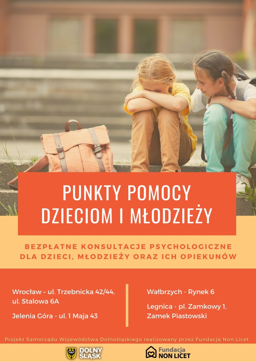 Na Dolnym Śląsku ruszają Punkty Pomocy Dzieciom i Młodzieży doświadczającej przemocy. Mamy lokalizacje!