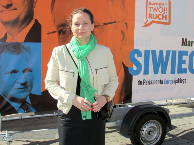 Monika Kosińska, kandydatka do Europarlamentu.