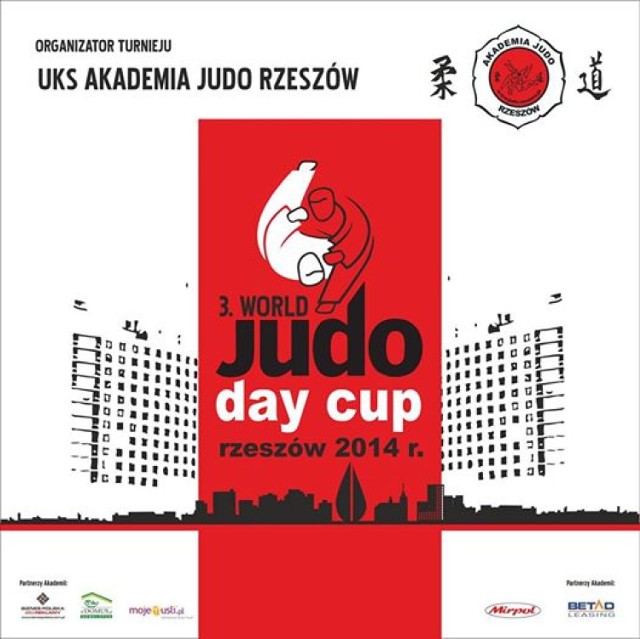 Baner Turnieju III World Judo Day Cup Rzeszów 2014