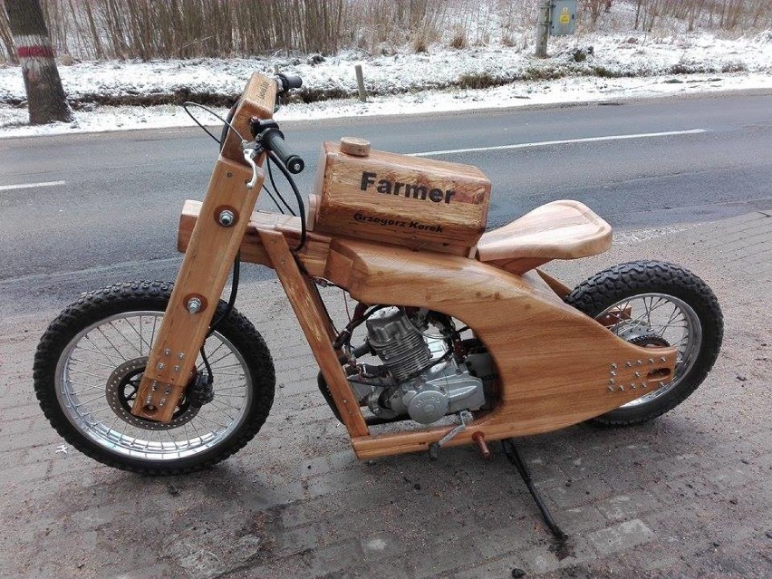Zbudował motocykl z drewna! Pozytywny pasjonat - Grzegorz Korek
