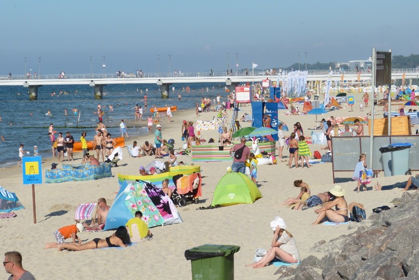 Na plaży tłumy, a na scenie RCK spektakle    