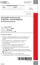 Matura 2016: angielski rozszerzony [Arkusze PDF, klucz ODPOWIEDZI]