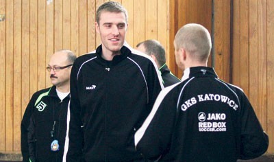 Jakub Dziółka pojawił się na wczorajszym treningu GKS Katowice