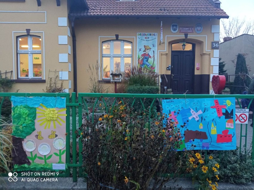Maluchy z przedszkola "Janek Wędrowniczek" w Szamotułach w projekcie ekologicznym