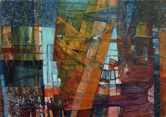 Dorota Komar-Zmyślony z cyklu „Paczwori” III - olej | 70x100 cm | 2008