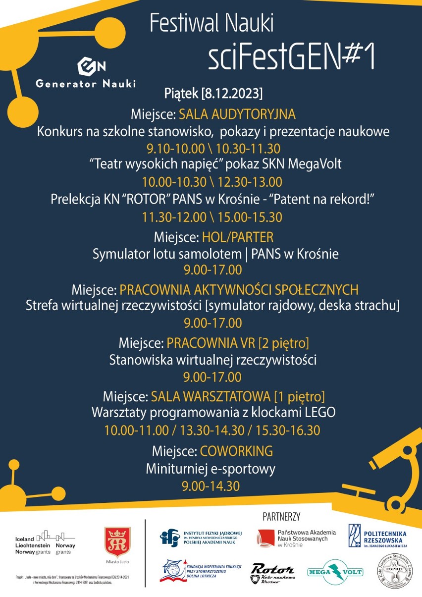 Festiwal atrakcji w Generatorze Nauki GEN w Jaśle. Potrwa dwa dni z mnóstwem ciekawostek i eksperymentów