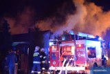 Spłonął dom w Brzezince. Jedna osoba poszkodowana