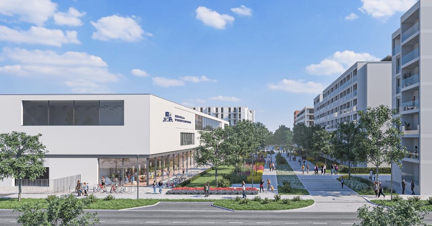 Nowy Ursus – inwestycja mieszkaniowa z kompleksem edukacyjnym na terenie hali przemysłowej przy ul. Gierdziejewskiego 7