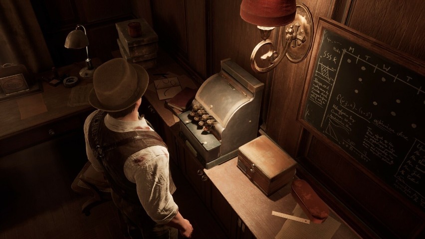 Przy maszynie do pisania aż chce się zapisać stan gry.