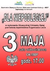 Koncert „Dla Niepodległej" w czwartek 3 maja w Centrum Kultury - MBP w Głuszycy